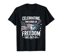 Celebrating Two Kinds of Freedom This July 4th Sobriety T-Shirt