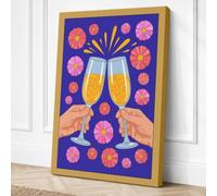 Celebration and Knowledge Canvas Wall Art Print 30x20 Inch