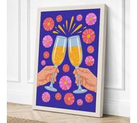 Celebration and Knowledge Canvas Wall Art Print 36x24 Inch