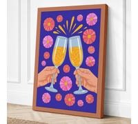 Celebration and Knowledge Canvas Wall Art Print 36x24 Inch (91 x 61 cm)
