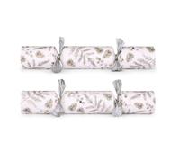 Celebration Crackers 6x12" Rustic Botanical Deluxe Christmas Crackers | Foliage-inspired detailing and raffia ties create a natural festive look, with a surprise gift inside each cracker.
