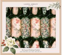Celebration Crackers Eco Friendly Laura Ashley Range Luxury Christmas Crackers - Tray of 6 x 13 Inch - Luxury Deluxe Christmas Cracker - FSC Mix - Dusky Hellebore