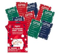 Celebration Crackers Foxy Scavenger Hunt Family Christmas Game Cards - 48 cards - 102x152mm