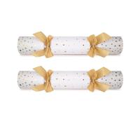 Celebration Crackers Golden Sky Catering Pack - 36 Bulk Pack of 13 Inch Premium Eco Friendly Christmas Crackers with Hats Jokes & Metal Gifts