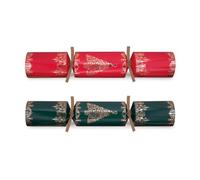 Celebration Crackers Golden Trees Catering Pack - 36 Bulk Pack of 13 Inch Luxury Eco Friendly Christmas Crackers with Hats Jokes & Metal Gifts