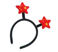 Celebration Five Pointed Star/Bowknot Hair Hoop National Day Live Broadcast Hairband Birthday Headband for Adu1t Teens