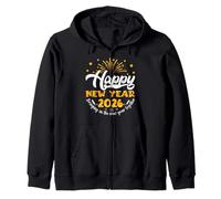 Celebration Happy New Year 2026 NYE New Years Eve Party Zip Hoodie