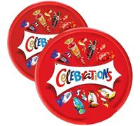 Celebration Milk Chocolate Biscuit Bars Sharing Tub 550g - Assortment Milk Chocolate Biscuit - Homora - Gift for Any Occasion - Perfect for Sharing with Friends & Family - (Pack of 2)