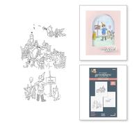 Celebration Moments Press Plates from The Say Cheese Classic Pooh Birthday Collection by Simple Stories