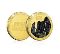 Celebration of Star Wars Gift Movies Collectable Gold Coin The Last Jedi Ep VIII