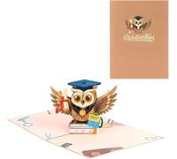 Celebration Owl 3D Pop Up Graduation Card