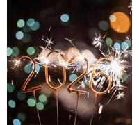 Celebration Sparklers Non-Hand-Held Birthday Cake Sparklers, Numbers 0-9, Multiple Colours Available (0, Rose Gold)