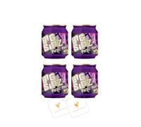 Celebration Spirits Big Sipz Purple Punch | 4 Pack | 14% ABV Pre-mixed Cocktails | Includes 2x Celebration Spirits Beer Mats (800ml, Grape)