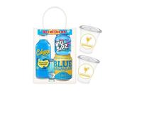 Celebration Spirits Blue Raspberry Sip ‘N’ Dip Home Cocktail Making Kit - Fun Alcohol Gift Set with delicious raspberry flavoured delights