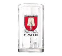 Celebration Spirits Spaten Beer Glass, 500ml Traditional German Tankard, Official Merchandise