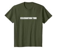 Celebration Time T-Shirt, Kids, Olive, 10 Years