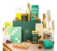 Celebration Vegan Gift Hamper Basket, Luxury Gourmet Gifts for Women, Men, Couples, with Vegan Chocolate by EDEN & CO - Plus 2 Prosecco