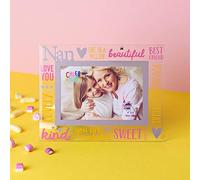 Celebrations 6" x 4" Cheerful Glass Photo Frame - Nan