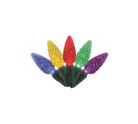 Celebrations 9086339 25 ft. Platinum LED C6 String Christmas Lights, Multi Color - 50 Count - Pack of 12