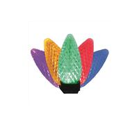 Celebrations 9086417 25 ft. Platinum LED C9 String Christmas Lights, Multi Color - 25 Count