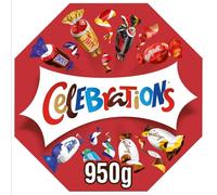 Celebrations Bulk Chocolate Box, 950g, Assorted Chocolates Box with Mini Chocolate Bars & Biscuits