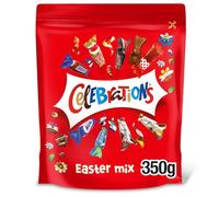 Celebrations Chocolate Easter Pouch, 350g, Assorted Pouch with Mini Chocolate Bars & Biscuits, Including Malteser Mini Bunnies, Perfect Gift, Ideal for Easter Egg Hunt