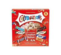 Celebrations Hot Chocolate Creation Station | Limited Edition Hot Chocolate Gift Set Featuring 8 Hot Chocolate Sachets & 3 Toppings | Create Your Own Hot Chocolate Experience | Pack of 1
