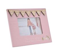 Celebrations - Love Life 6" x 4" - 'Sisters' Pink Rectangular Self-Standing Picture Photo Frame. Gift and Display Home Decor Celebrating Sisterhood, Family & Memories.