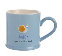Celebrations - Love Life - 'Daddy' Father's Day/Birthday Celebration Ceramic Mug - Kitchen Gifting and Homeware for Tea, Coffee & Hot Drinks - 330ml / 11.15oz.