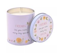 Celebrations Love Life Friends Lemon Tin Scented Candle