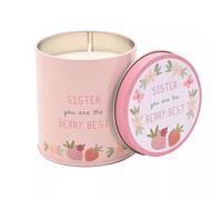 Celebrations Love Life Sister Berry Tin Scented Candle