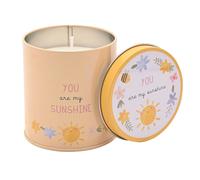 Celebrations Love Life You Are My Sunshine Candle Tin