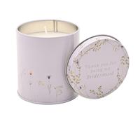 Celebrations Love Story Bridesmaid Wildflower Candle Tin
