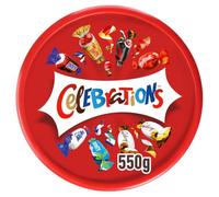Celebrations Milk Chocolate & Biscuit Bars Sharing Tub 550g