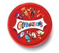 Celebrations Milk Chocolate Biscuit Bars Sharing Tub 500g