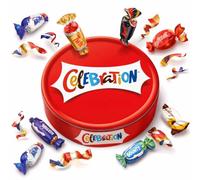 Celebrations Milk Chocolate & Biscuit Bars Sharing Tub 500g Maltesers, Snickers, Mars, Milkyway, Bounty, Galaxy Variety of Mini Bars Suitable for All Occasions Iconic Variety in One Tub