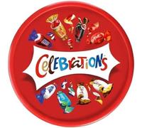 Celebrations Milk Chocolate & Biscuit Sharing Tub, 550g (Pack of 3)