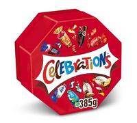 Celebrations Milk Chocolate Box Chocolate Bars Gift 385g Delicious Tasty And Twisty Treat Gift Hamper For Birthday,Christmas Sold By Kidzbuzz