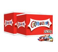 Celebrations Milk Chocolates Gift Box 2.4kg (2 Pack) - Maltesers, Galaxy, Snickers & More, Vegetarian Friendly