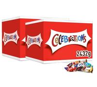 Celebrations Milk Chocolates Gift Bulk Box (Maltesers, Galaxy, Snickers & More), 2.4kg (2 Pack)
