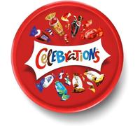 Celebrations Milk Chocolates Tub 500g - Assorted Mini Chocolate Bars Sharing Tub, Individually Wrapped Chocolate Selection Box, Party & Festive Gift (pack of 1)