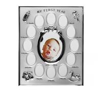 Celebrations My First Year Silver Plated Photo Frame 2.2cm x 27.9cm x 22.7cm