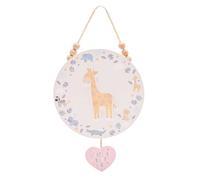Celebrations Petit Cheri Giraffe Baby Girl Plaque