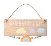 Celebrations Petit Cheri Most Beautiful Baby Hanging Plaque