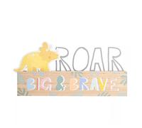 Celebrations Petit Cheri Roar Big & Brave Dinosaur Plaque