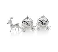 Celebrations Silver Plated Horse And Carriage First Tooth And Curl Boxes - P7534