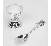 Celebrations Silverplated Teddy Egg And Spoon Set 6305NT