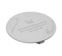 Celebrations Thoughts of You Resin Memorial Plaque - Dad Cream