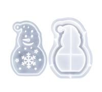 Celebratory Baking Molds Set for Christmas Ornamentation and Innovative Deck Christmas Decoration Elastomer Assemblies
