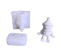 Celebratory Silicone Baking Craft Cast Create Tradition Christmas Figurines Excellent Present for Family Comrades Party Garnishes Santa Snowfigure Patron Star Molds